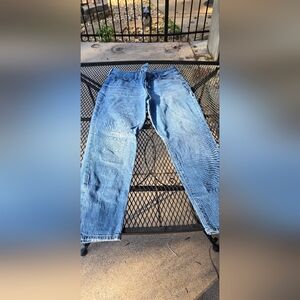 Old Navy Ladies Light Blue Straight Jeans